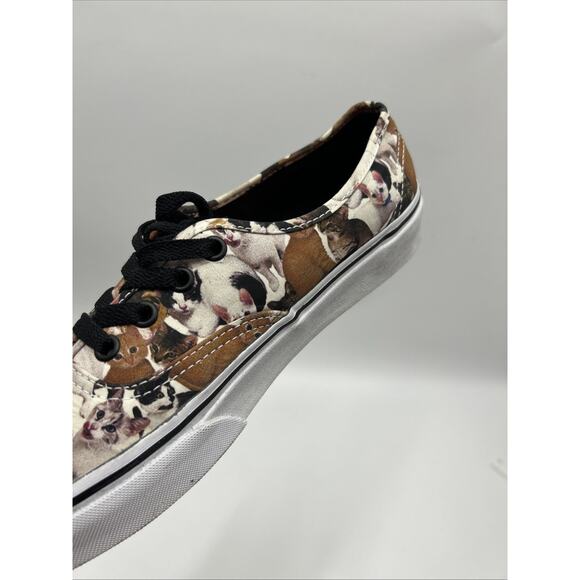 VANS ASPCA Cats Kittens Print Lace Up Unisex Sneakers Women's Size 7.5 Men's 6 - Picture 7 of 9